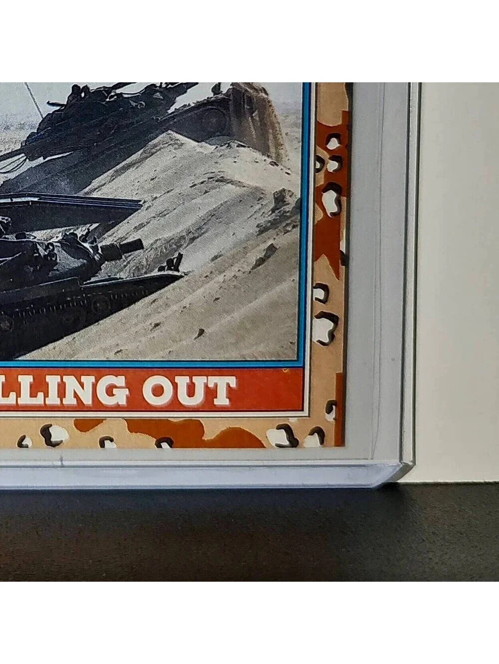 Rolling Out 1991 Topps Desert Storm #91 Card